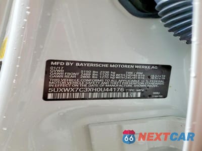 Zdjęcie 13 z 13 samochodu: 2017 BMW X3 XDRIVE35I VIN:5UXWX7C3XH0U44176 - miniatura