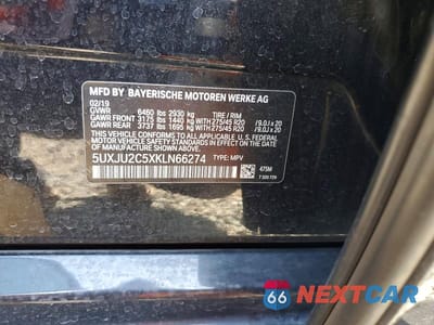 Zdjęcie 13 z 13 samochodu: 2019 BMW X5 XDRIVE50I VIN:5UXJU2C5XKLN66274 - miniatura