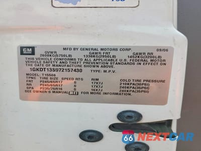 Zdjęcie 14 z 14 samochodu: 2007 GMC ENVOY VIN:1GKDT13S972157430 - miniatura