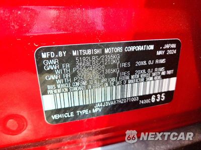 Zdjęcie 13 z 13 samochodu: 2024 MITSUBISHI OUTLANDER SE VIN:JA4J3VA87RZ071003 - miniatura
