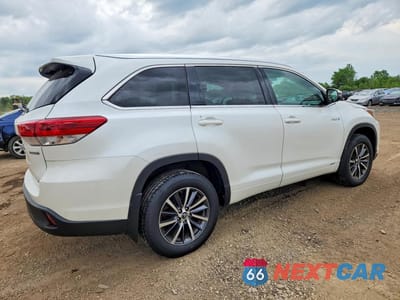 Trzecie zdjęcie samochodu z tyłu: 2017 TOYOTA HIGHLANDER HYBRID XLE VIN:5TDJGRFH5HS035840 - miniatura