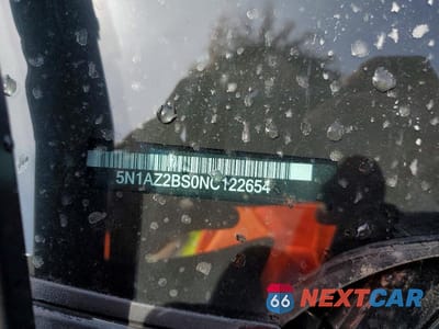 Zdjęcie 12 z 12 samochodu: 2022 NISSAN MURANO SV VIN:5N1AZ2BS0NC122654 - miniatura
