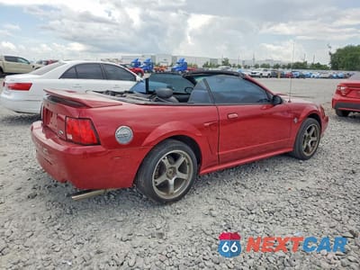 Trzecie zdjęcie samochodu z tyłu: 1999 FORD MUSTANG GT VIN:1FAFP45X6XF108400 - miniatura