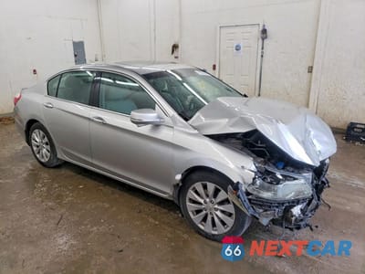 Czwarte zdjęcie samochodu z boku: 2014 HONDA ACCORD EXL VIN:1HGCR3F81EA003705 - miniatura