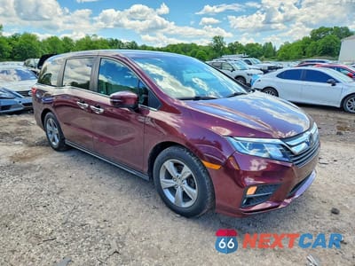 Czwarte zdjęcie samochodu z boku: 2019 HONDA ODYSSEY EX VIN:5FNRL6H52KB012320 - miniatura
