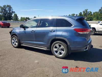 Drugie zdjęcie samochodu z przodu: 2017 TOYOTA HIGHLANDER HYBRID LIMITED VIN:5TDDGRFH3HS023716 - miniatura