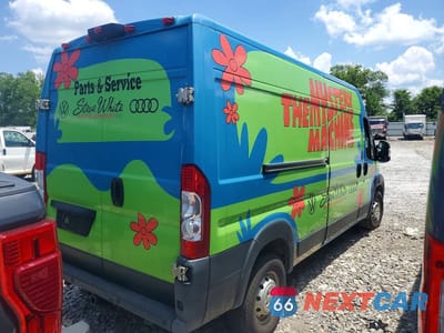 Trzecie zdjęcie samochodu z tyłu: 2021 RAM PROMASTER 2500 DELIVERY VAN VIN:3C6LRVDG4ME579134 - miniatura