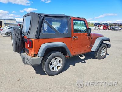 Trzecie zdjęcie samochodu z tyłu: 2010 JEEP WRANGLER SPORT VIN:1J4AA2D17AL187196 - miniatura
