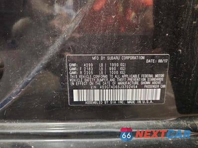Zdjęcie 12 z 12 samochodu: 2018 SUBARU IMPREZA PREMIUM PLUS VIN:4S3GTAD65J3702454 - miniatura