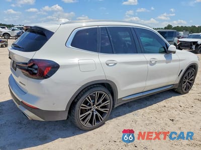 Trzecie zdjęcie samochodu z tyłu: 2023 BMW X3 SDRIVE30I VIN:WBX47DP07PN246652 - miniatura