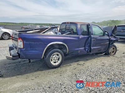 Trzecie zdjęcie samochodu z tyłu: 1999 DODGE DAKOTA VIN:1B7GL22X2XS206219 - miniatura