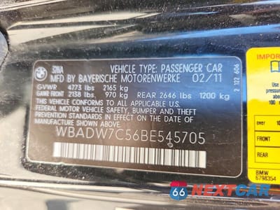 Zdjęcie 12 z 12 samochodu: 2011 BMW 328 I SULEV VIN:WBADW7C56BE545705 - miniatura