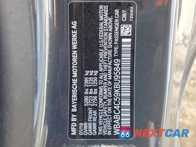 Zdjęcie 12 z 12 samochodu: 2019 BMW M850XI VIN:WBABC4C59KBU95849 - miniatura