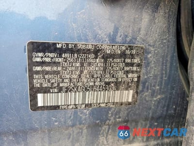 Zdjęcie 14 z 14 samochodu: 2020 SUBARU FORESTER PREMIUM VIN:JF2SKAGC5LH445303 - miniatura