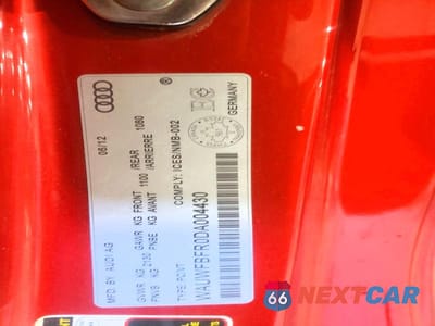 Zdjęcie 13 z 13 samochodu: 2013 AUDI A5 PREMIUM PLUS VIN:WAUWFBFR0DA004430 - miniatura