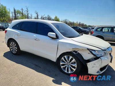 Czwarte zdjęcie samochodu z boku: 2016 ACURA MDX TECHNOLOGY VIN:5FRYD4H4XGB046869 - miniatura