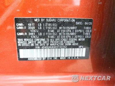 Zdjęcie 14 z 14 samochodu: 2025 SUBARU CROSSTREK WILDERNESS VIN:4S4GUHU66S3742254 - miniatura