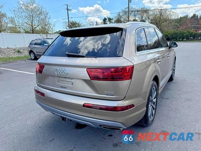 Trzecie zdjęcie samochodu z tyłu: 2018 AUDI Q7 PREMIUM PLUS VIN:WA1LAAF70JD001772 - miniatura