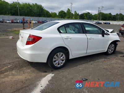 Trzecie zdjęcie samochodu z tyłu: 2012 HONDA CIVIC LX VIN:19XFB2F55CE312944 - miniatura