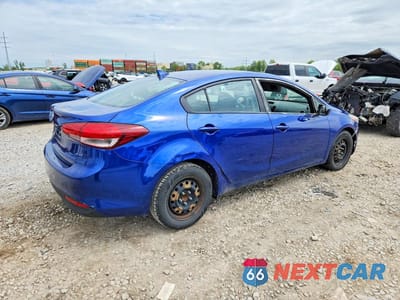 Trzecie zdjęcie samochodu z tyłu: 2017 KIA FORTE LX VIN:3KPFK4A77HE064787 - miniatura