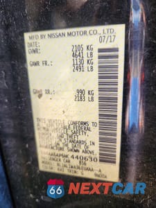 Zdjęcie 13 z 13 samochodu: 2017 NISSAN MAXIMA 3.5 S VIN:1N4AA6AP6HC440630 - miniatura