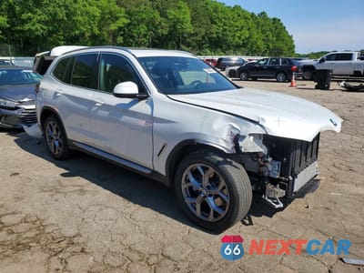 Czwarte zdjęcie samochodu z boku: 2024 BMW X3 SDRIVE30I VIN:5UX43DP0XR9U16764 - miniatura