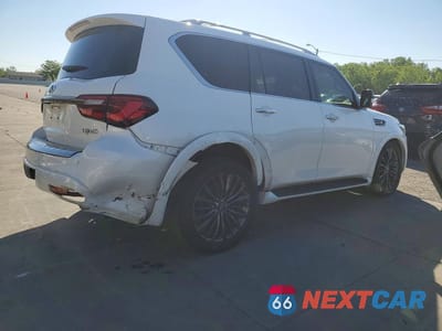 Trzecie zdjęcie samochodu z tyłu: 2021 INFINITI QX80 PREMIUM SELECT VIN:JN8AZ2AE1M9273499 - miniatura