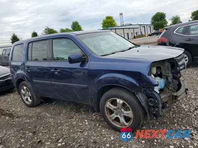 Czwarte zdjęcie samochodu z boku: 2014 HONDA PILOT EX VIN:5FNYF3H43EB011352 - miniatura