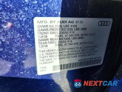 Zdjęcie 14 z 14 samochodu: 2024 AUDI Q3 PREMIUM S LINE 45 VIN:WA1DECF38R1021850 - miniatura