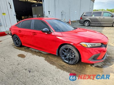 Czwarte zdjęcie samochodu z boku: 2024 HONDA CIVIC SPORT VIN:2HGFE2F59RH579929 - miniatura