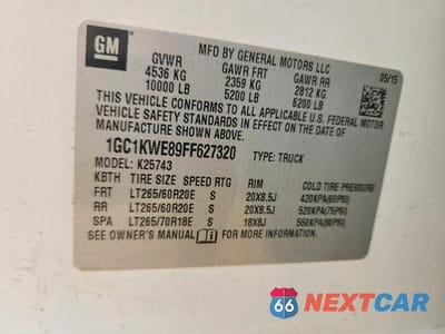 Zdjęcie 12 z 12 samochodu: 2015 CHEVROLET SILVERADO K2500 HEAVY DUTY LTZ VIN:1GC1KWE89FF627320 - miniatura
