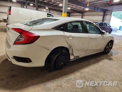 Trzecie zdjęcie samochodu z tyłu: 2020 HONDA CIVIC LX VIN:2HGFC2F68LH519453 - miniatura