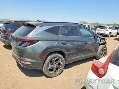 Trzecie zdjęcie samochodu z tyłu: 2022 HYUNDAI TUCSON VIN:5NMJCCAE2NH096244 - miniatura