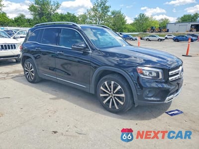 Czwarte zdjęcie samochodu z boku: 2021 MERCEDES-BENZ GLB 250 VIN:W1N4M4GB8MW093026 - miniatura