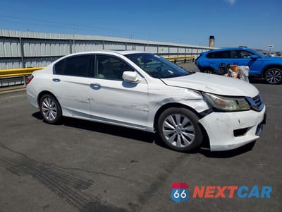 Czwarte zdjęcie samochodu z boku: 2015 HONDA ACCORD EXL VIN:1HGCR3F88FA015691 - miniatura