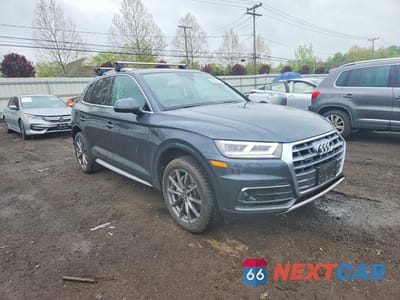 Czwarte zdjęcie samochodu z boku: 2020 AUDI Q5 PREMIUM PLUS VIN:WA1BNAFY0L2061767 - miniatura