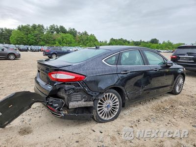 Trzecie zdjęcie samochodu z tyłu: 2014 FORD FUSION TITANIUM VIN:3FA6P0D94ER181339 - miniatura