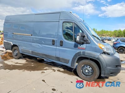 Czwarte zdjęcie samochodu z boku: 2020 RAM PROMASTER 3500 DELIVERY VAN VIN:3C6URVJGXLE108421 - miniatura