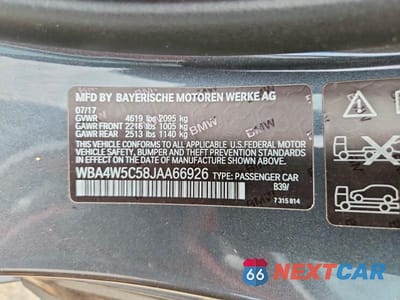 Zdjęcie 12 z 12 samochodu: 2018 BMW 430XI VIN:WBA4W5C58JAA66926 - miniatura