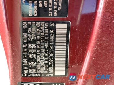 Zdjęcie 12 z 12 samochodu: 1999 MERCEDES-BENZ CLK 430 VIN:WDBLJ70G1XF067356 - miniatura