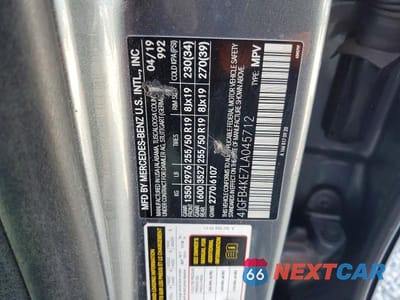 Zdjęcie 13 z 13 samochodu: 2020 MERCEDES-BENZ GLE 350 4MATIC VIN:4JGFB4KE7LA045712 - miniatura