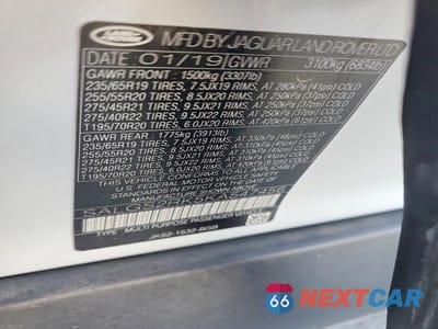Zdjęcie 13 z 13 samochodu: 2019 LAND ROVER RANGE ROVER HSE VIN:SALGS2RK5KA547456 - miniatura