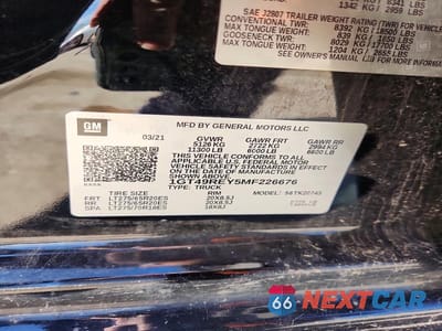 Zdjęcie 12 z 12 samochodu: 2021 GMC SIERRA K2500 DENALI VIN:1GT49REY5MF226676 - miniatura