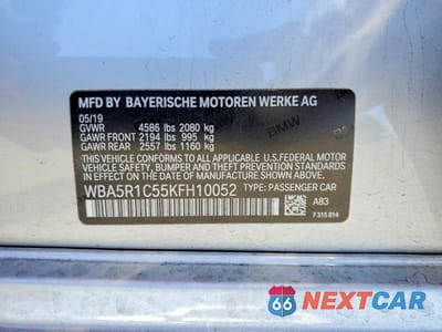 Zdjęcie 13 z 13 samochodu: 2019 BMW 330I VIN:WBA5R1C55KFH10052 - miniatura