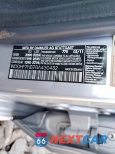 Zdjęcie 13 z 13 samochodu: 2011 MERCEDES-BENZ E 63 AMG VIN:WDDHF7HB7BA430482 - miniatura