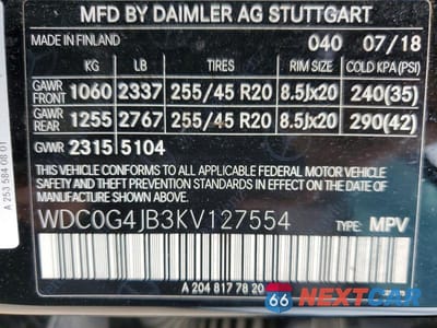 Zdjęcie 13 z 13 samochodu: 2019 MERCEDES-BENZ GLC 300 VIN:WDC0G4JB3KV127554 - miniatura