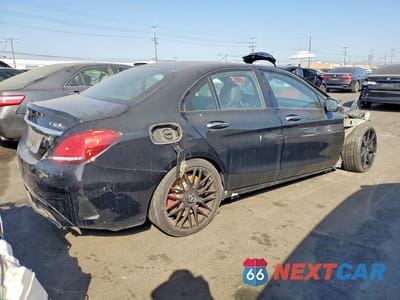 Trzecie zdjęcie samochodu z tyłu: 2021 MERCEDES-BENZ C 63 AMG-S VIN:W1KWF8HBXMR609102 - miniatura