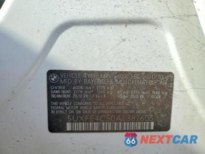 Zdjęcie 13 z 13 samochodu: 2010 BMW X5 XDRIVE30I VIN:5UXFE4C50AL382605 - miniatura