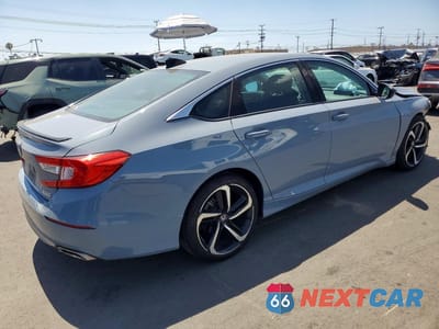 Trzecie zdjęcie samochodu z tyłu: 2021 HONDA ACCORD SPORT SE VIN:1HGCV1F43MA024938 - miniatura