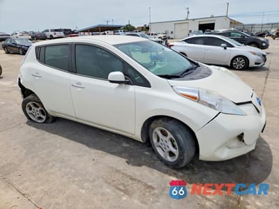 Czwarte zdjęcie samochodu z boku: 2014 NISSAN LEAF SV VIN:1N4AZ0CP1EC331684 - miniatura